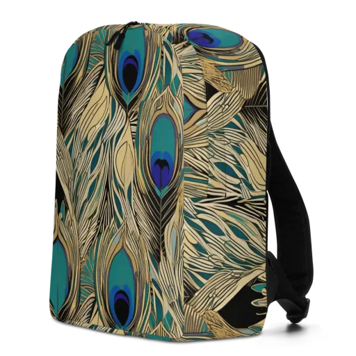 Gilded Iridescence on a Minimalist Backpack