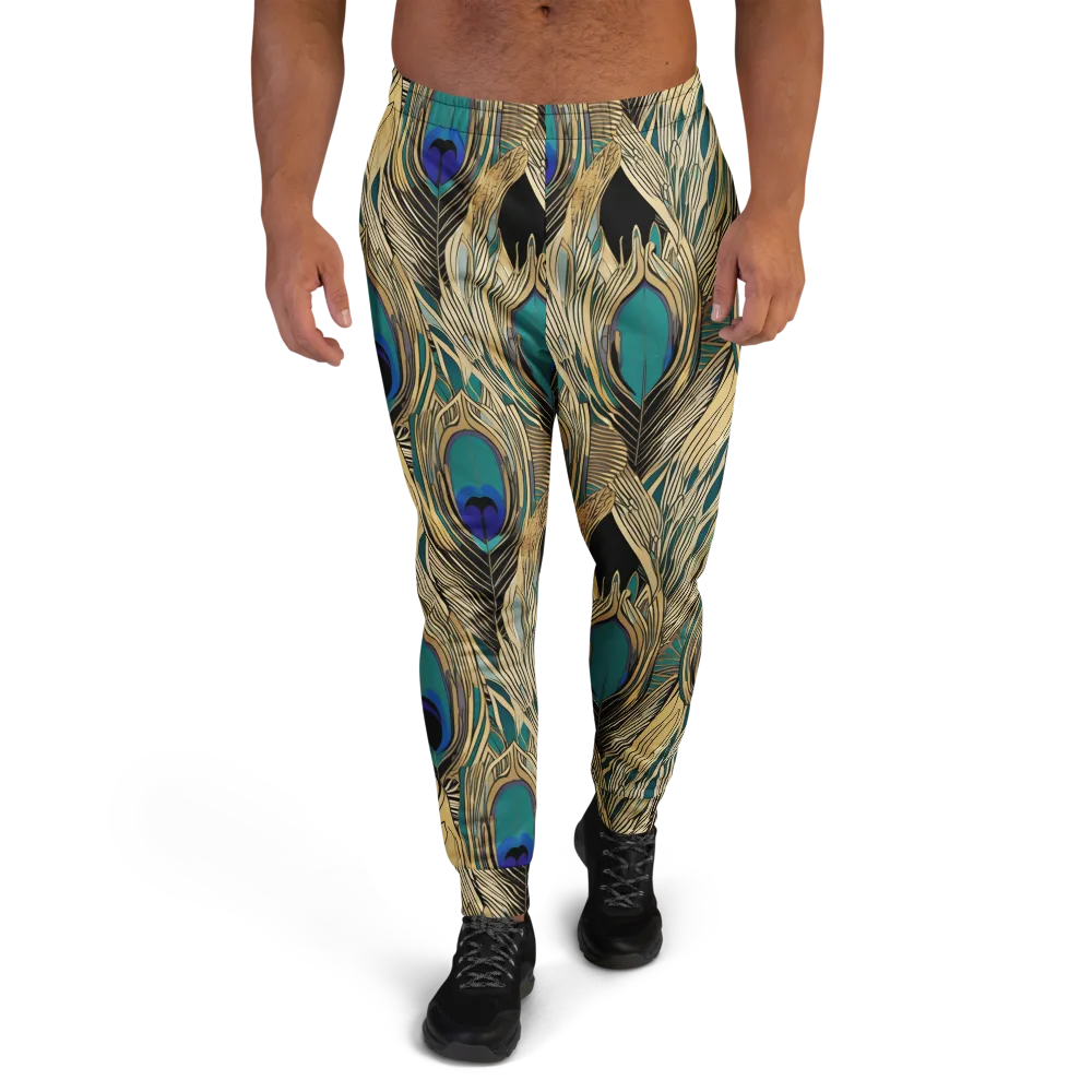 Gilded Iridescence on Men's Joggers — Front