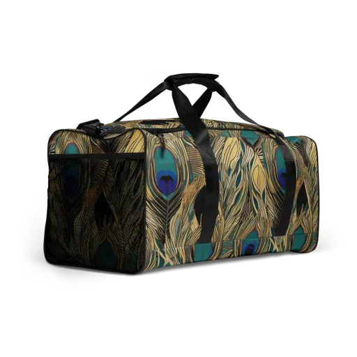 Gilded Iridescence on a Duffle Bag