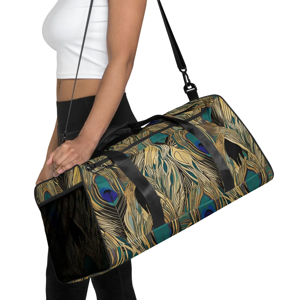 Gilded Iridescence on Duffle Bag — Front
