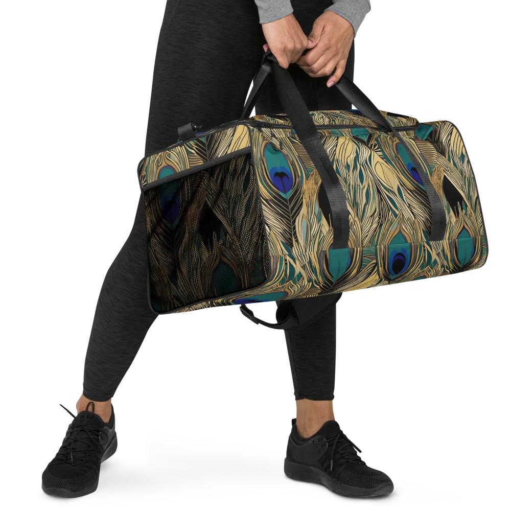 Gilded Iridescence on Duffle Bag — Right Front