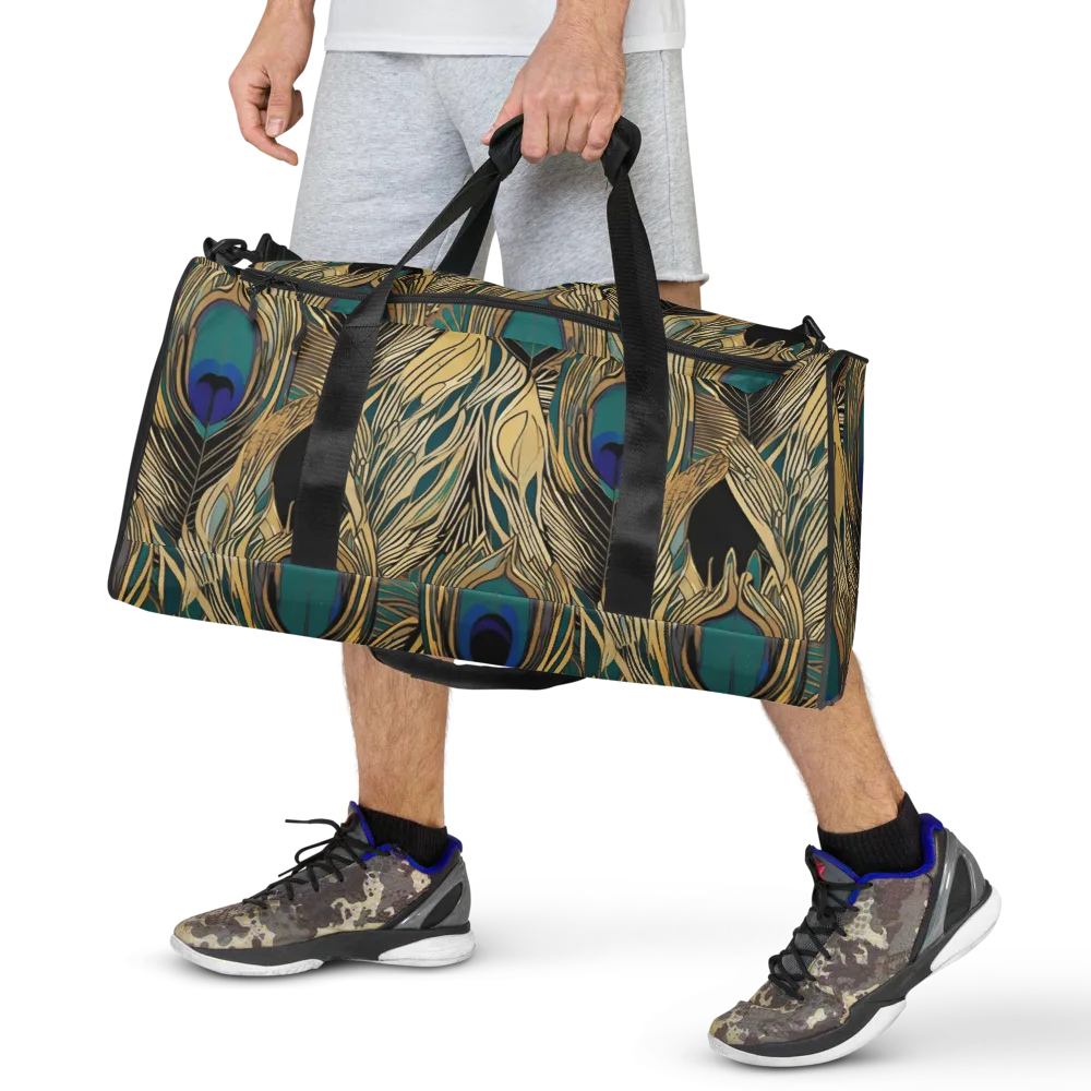 Gilded Iridescence on Duffle Bag — Front