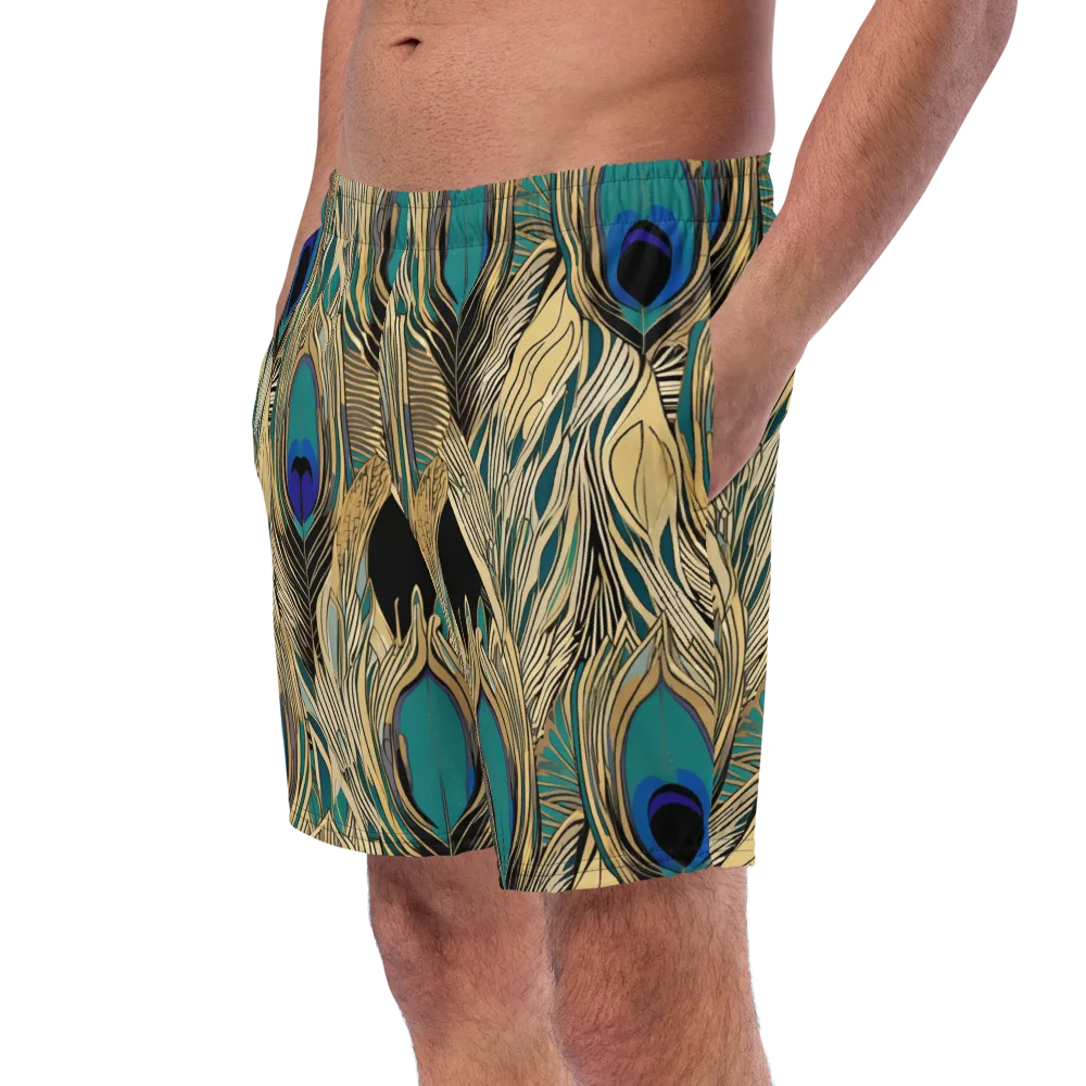 Gilded Iridescence on Swim Trunks — Left Front