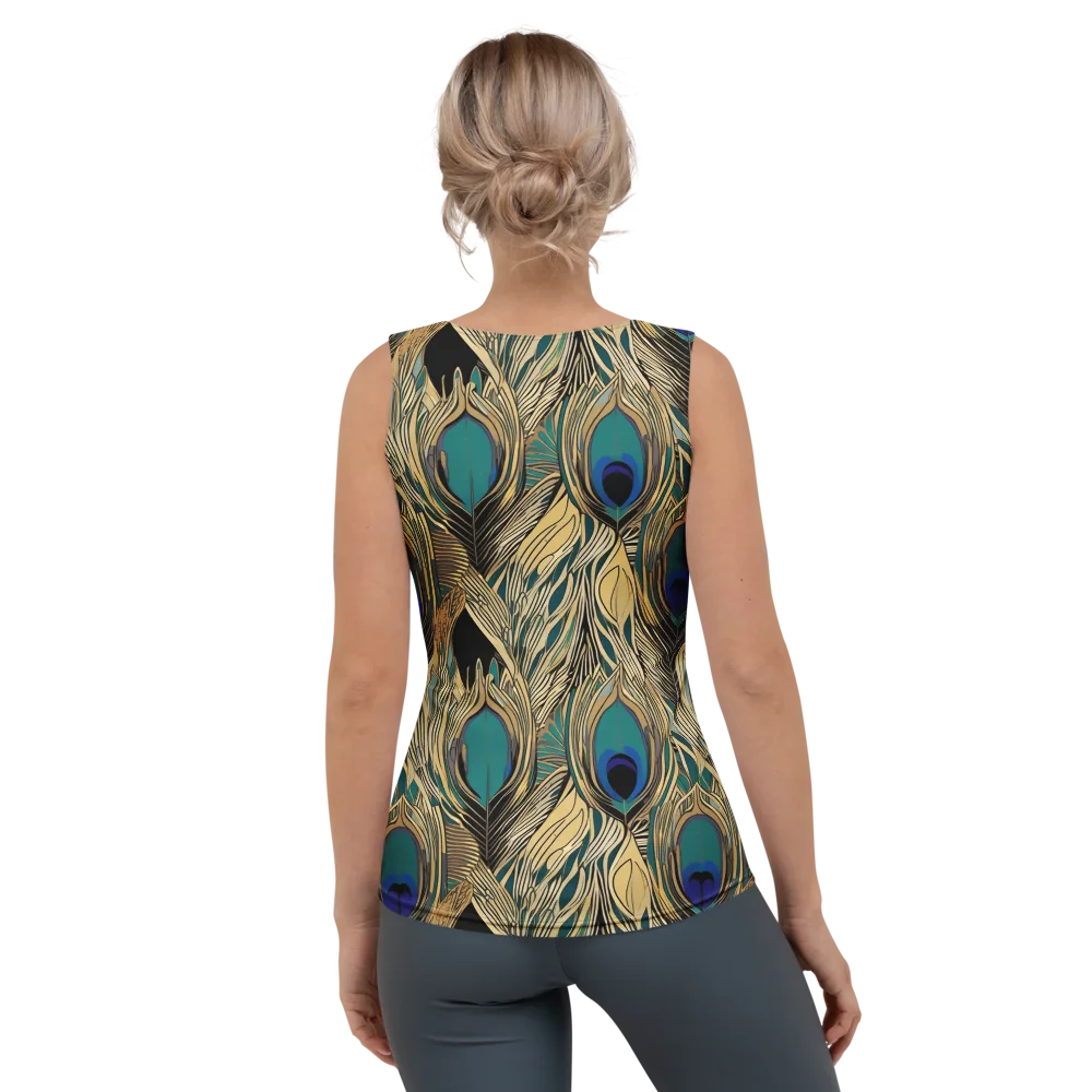 Gilded Iridescence on Women's Tank Top — Back