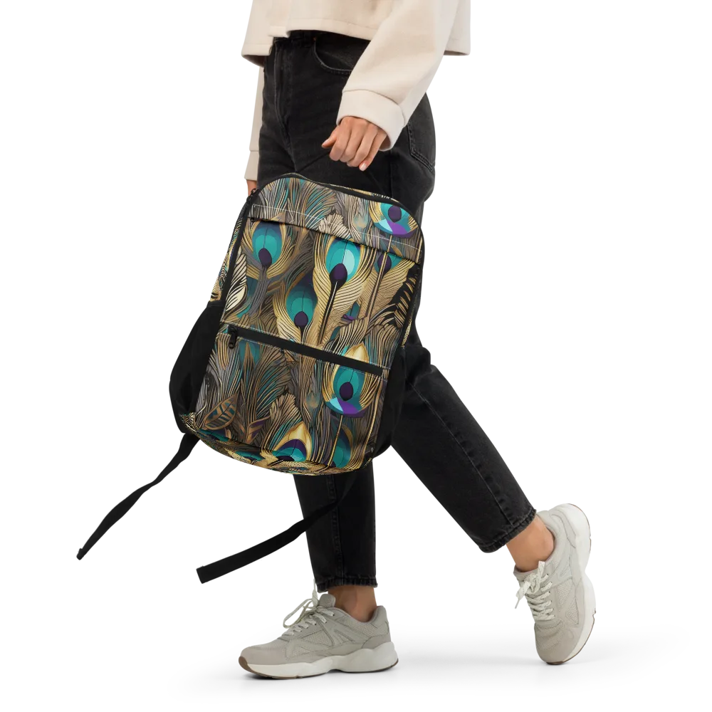 Gilded Plumes on Utility Backpack — Front