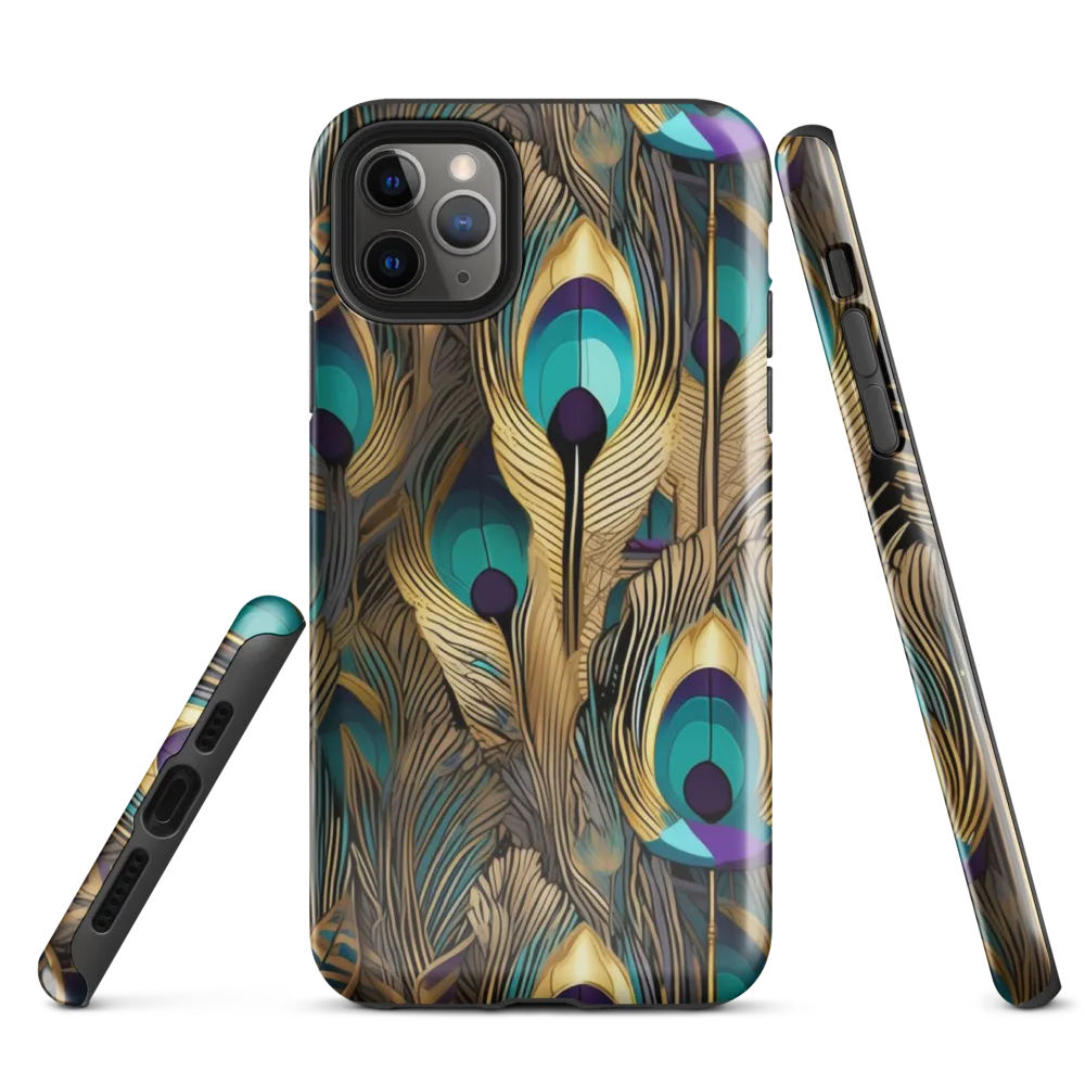 Gilded Plumes on Tough Case for iPhone® — Front
