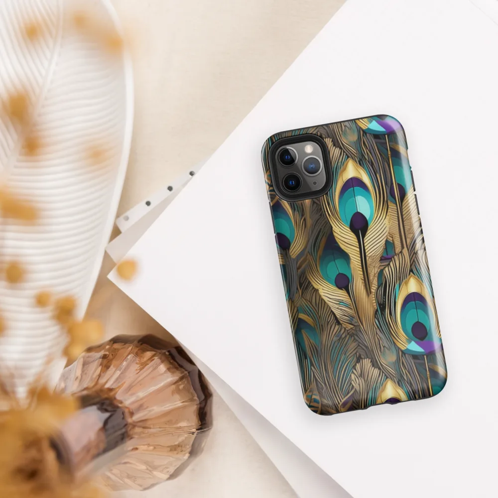 Gilded Plumes on Tough Case for iPhone® — Front