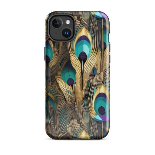 Gilded Plumes on a MagSafe Tough Case for iPhone®