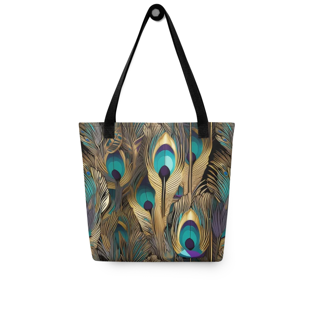 Gilded Plumes on Tote Bag — Front