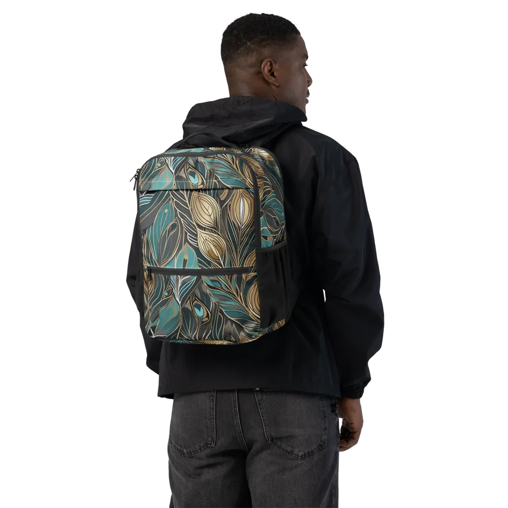 Mosaic Canopy on Utility Backpack — Back