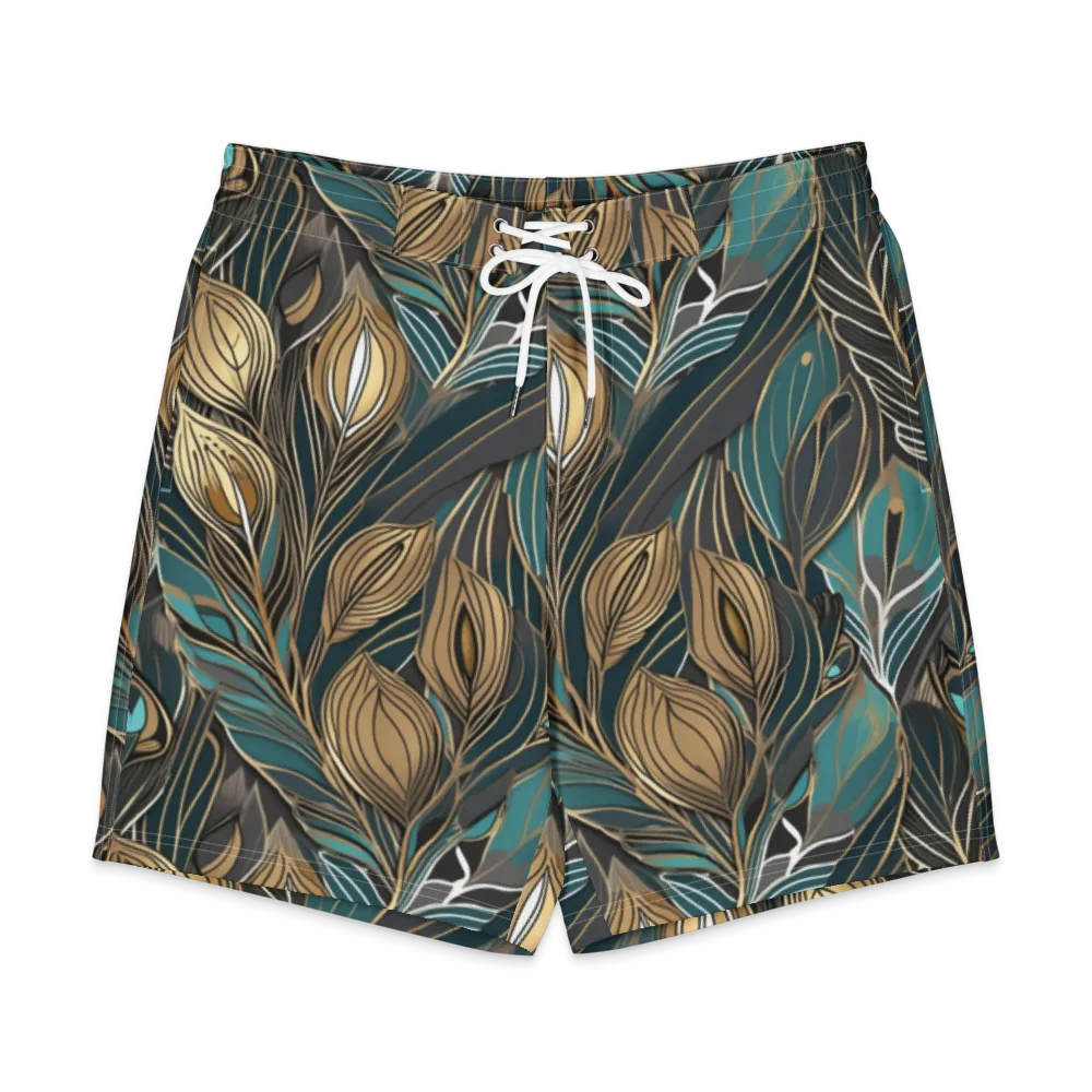 Mosaic Canopy on Men's Board Shorts — Front