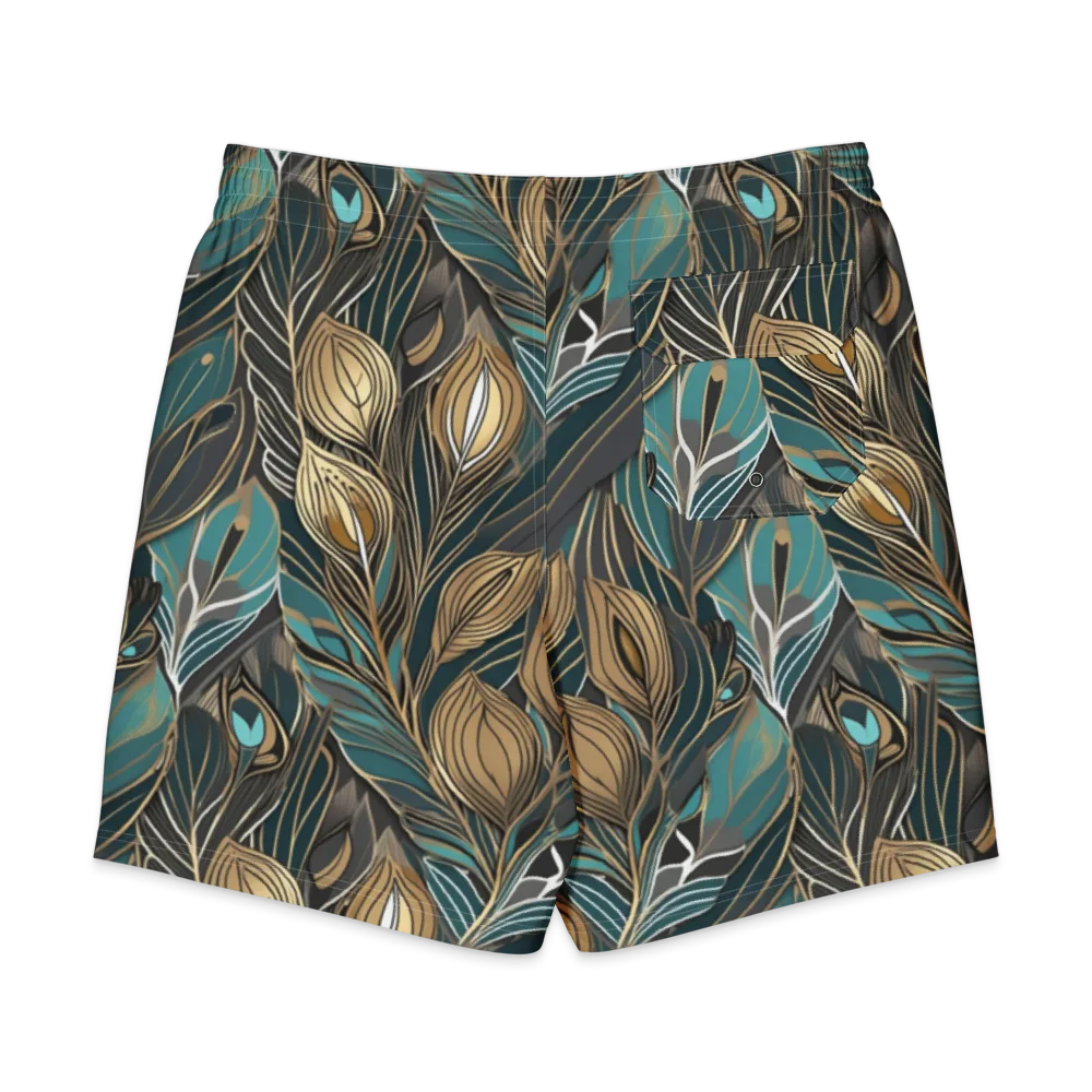 Mosaic Canopy on Men's Board Shorts — Back