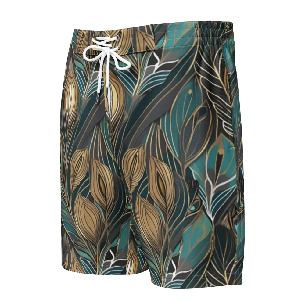 Mosaic Canopy on Men's Board Shorts — Front
