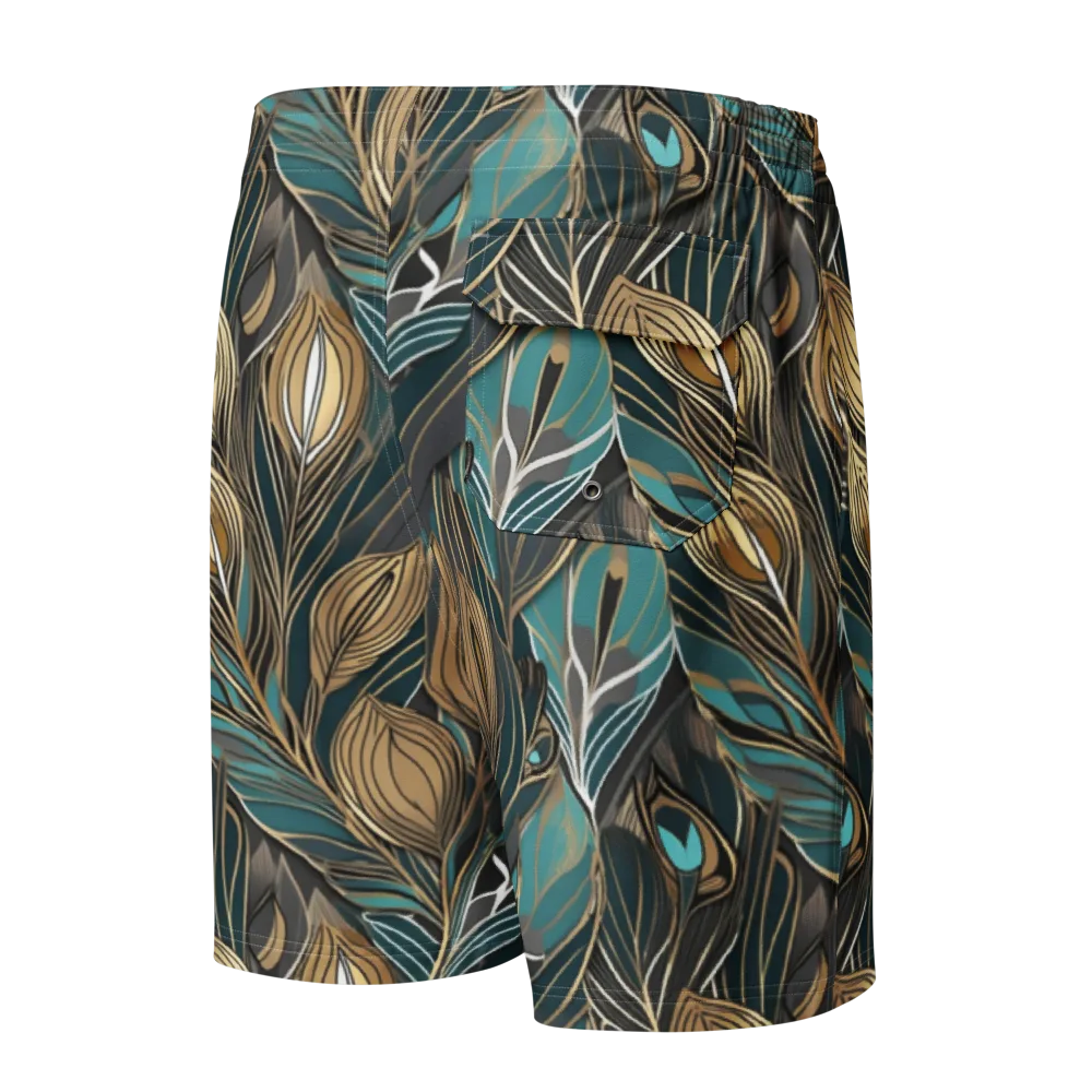 Mosaic Canopy on Men's Board Shorts — Back