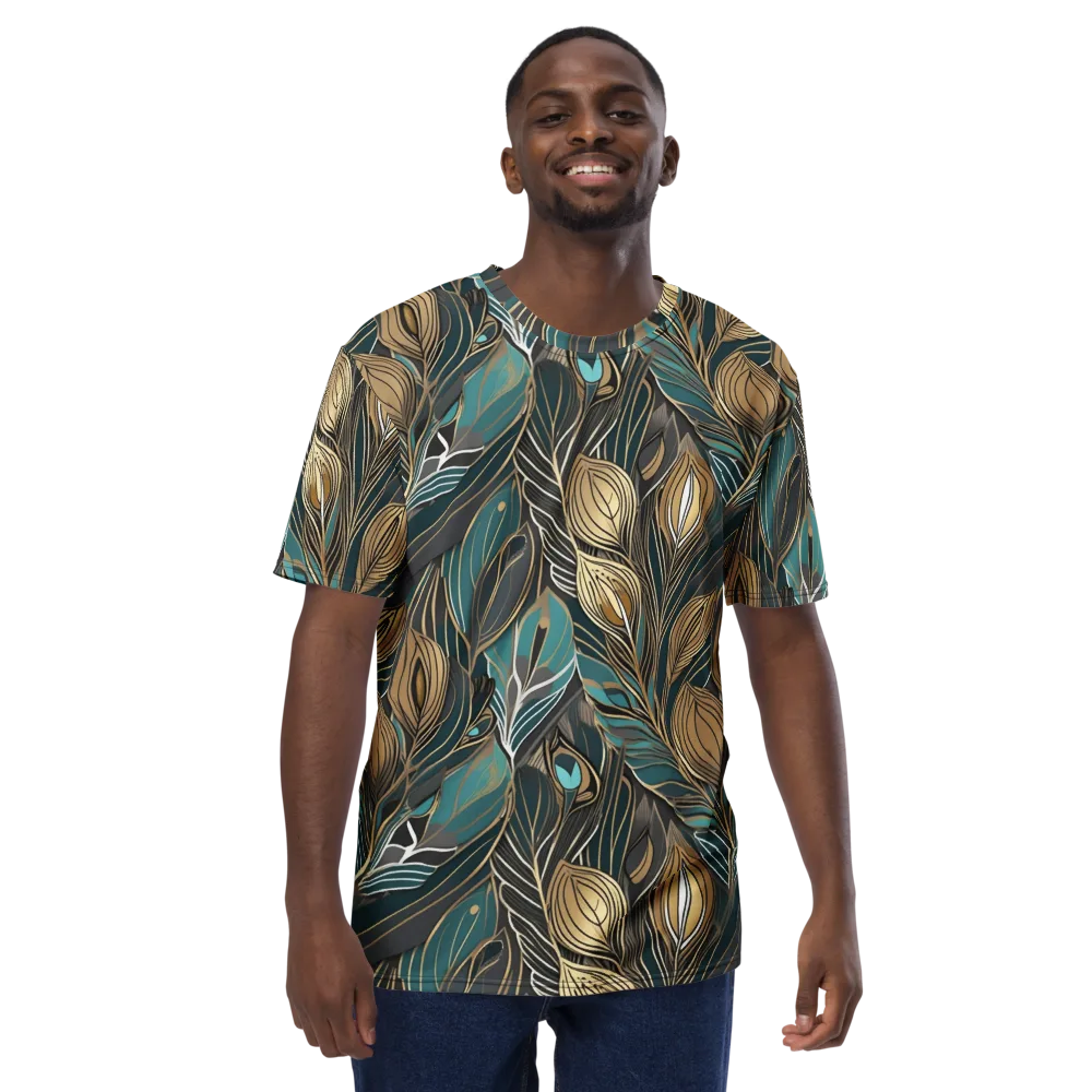 Mosaic Canopy on Men's Crew Neck T-Shirt — Front