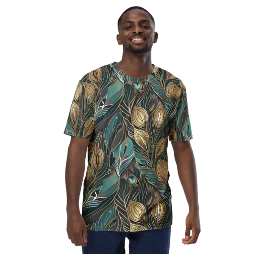 Mosaic Canopy on a Men's Crew Neck T-Shirt