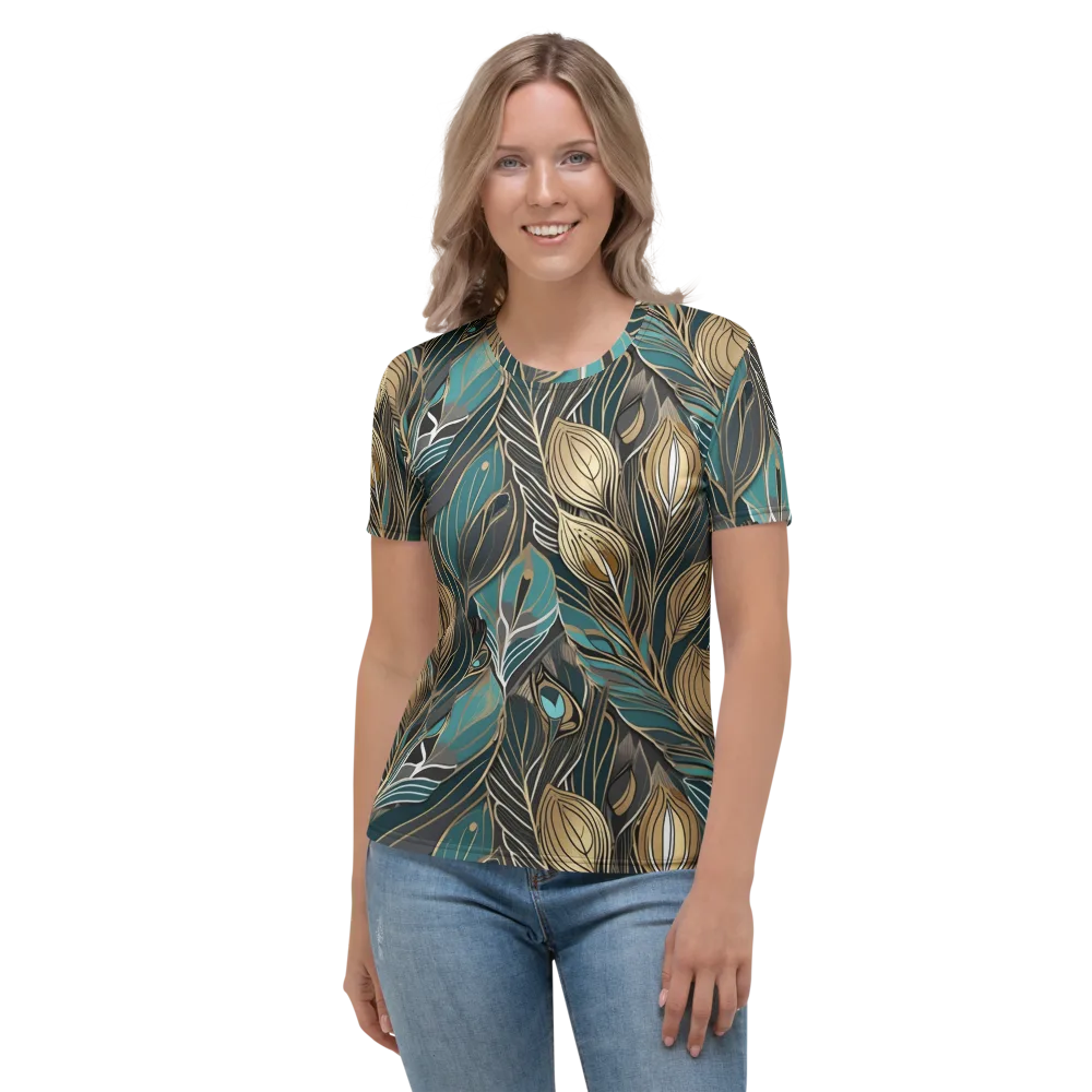 Mosaic Canopy on Women's Crew Neck T-Shirt — Front