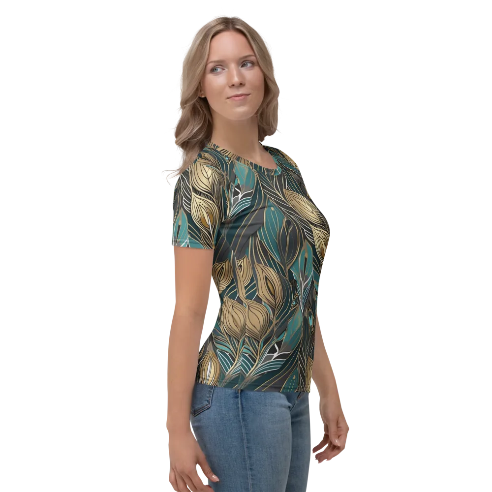 Mosaic Canopy on Women's Crew Neck T-Shirt — Right