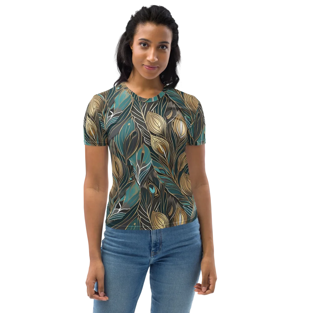 Mosaic Canopy on Women's Crew Neck T-Shirt — Front