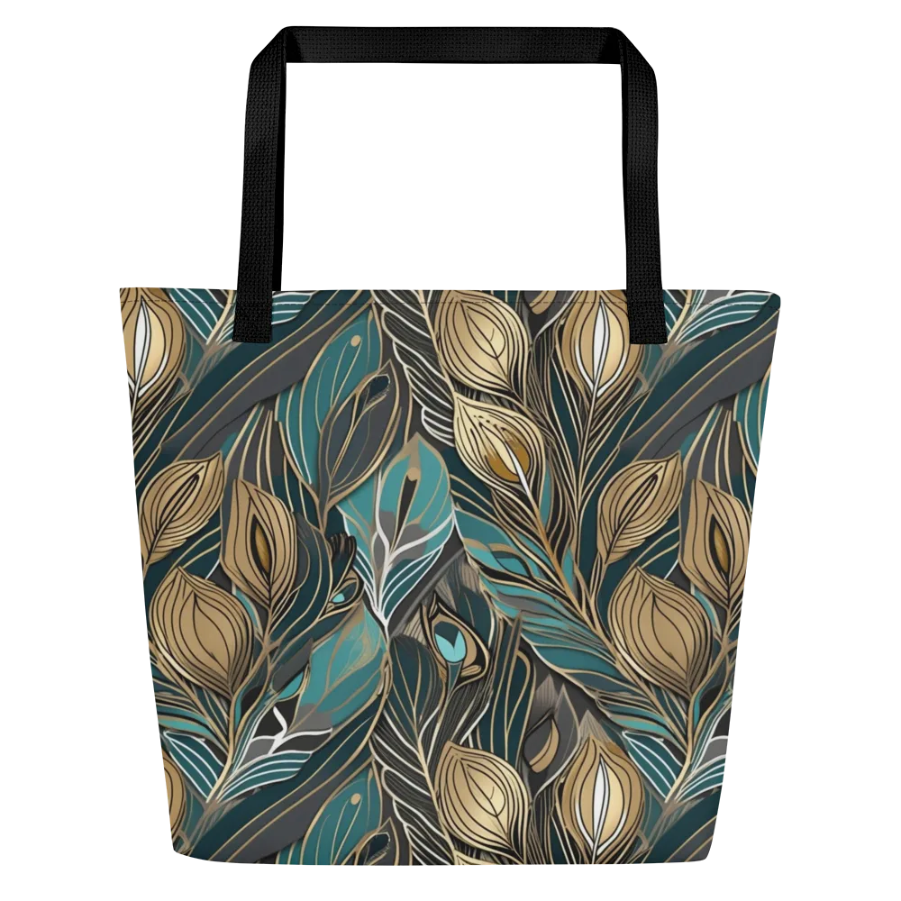Mosaic Canopy on Large Tote Bag W/ Pocket — Front