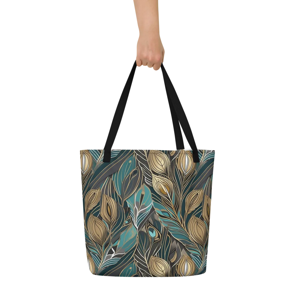 Mosaic Canopy on Large Tote Bag W/ Pocket — Front