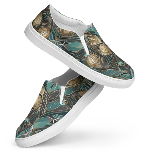 Mosaic Canopy on a Women's Slip-On Canvas Shoes