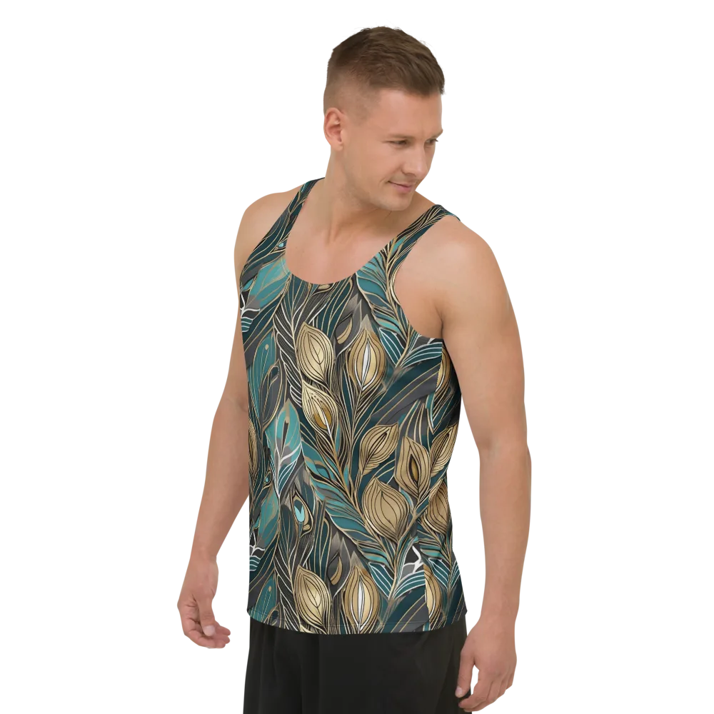 Mosaic Canopy on Men's Tank Top — Left Front