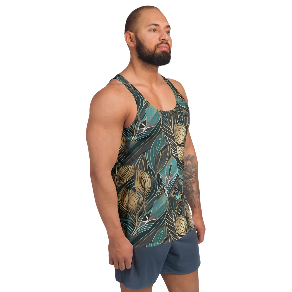 Mosaic Canopy on Men's Tank Top — Right Front