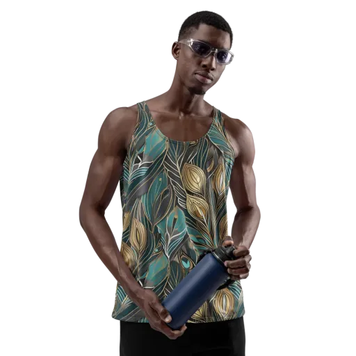 Mosaic Canopy on a Men's Tank Top