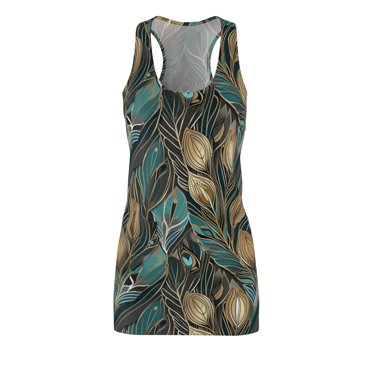 Mosaic Canopy on Racerback Dress — Front