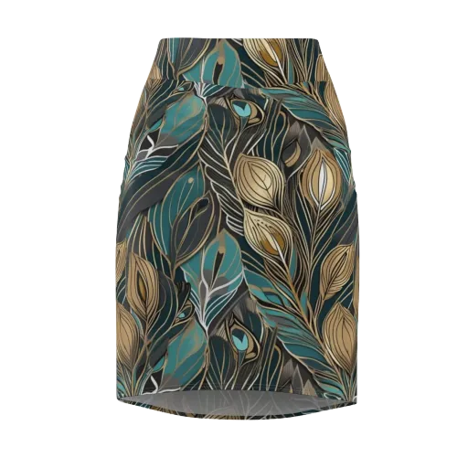 Mosaic Canopy on a Pencil Skirt