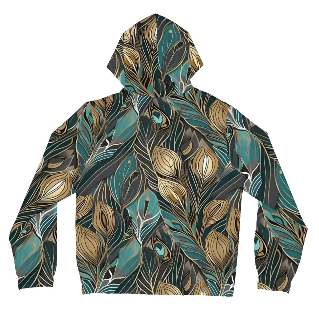 Mosaic Canopy on Women's Full-Zip Hoodie — Back