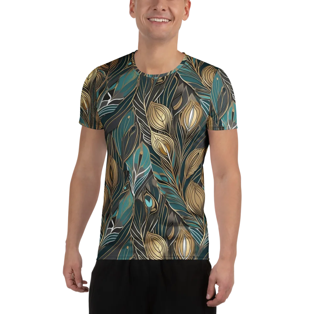 Mosaic Canopy on Men's Athletic T-Shirt — Front
