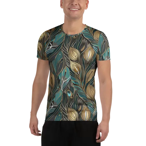 Mosaic Canopy on a Men's Athletic T-Shirt