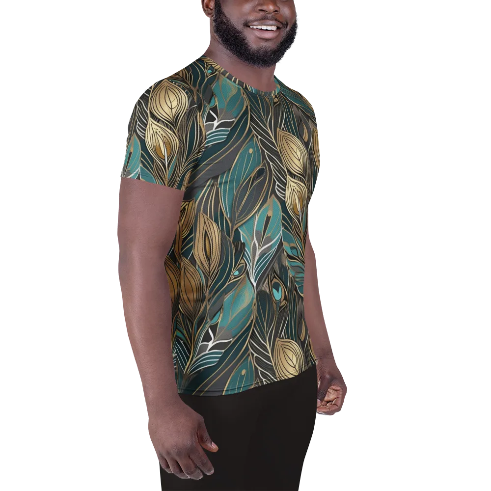 Mosaic Canopy on Men's Athletic T-Shirt — Right