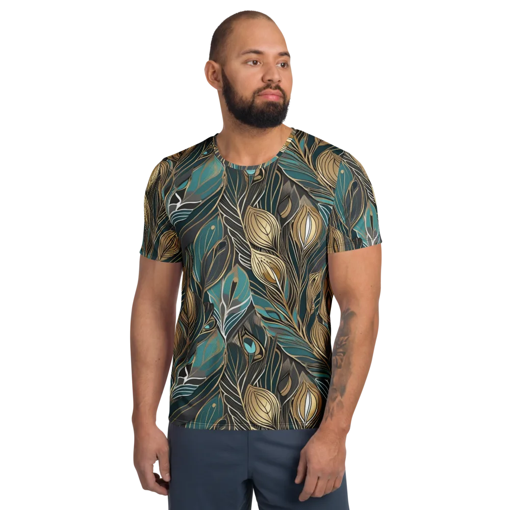 Mosaic Canopy on Men's Athletic T-Shirt — Front