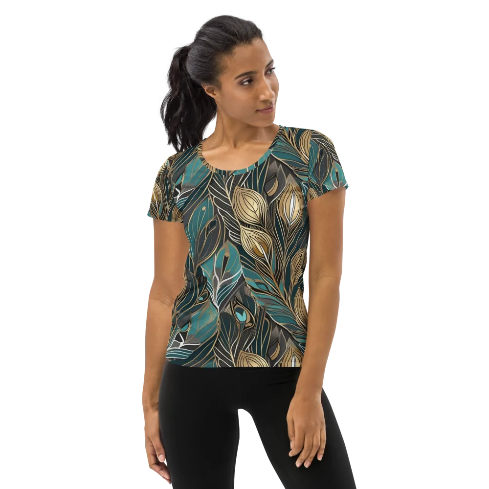Mosaic Canopy on Women's Athletic T-Shirt — Front