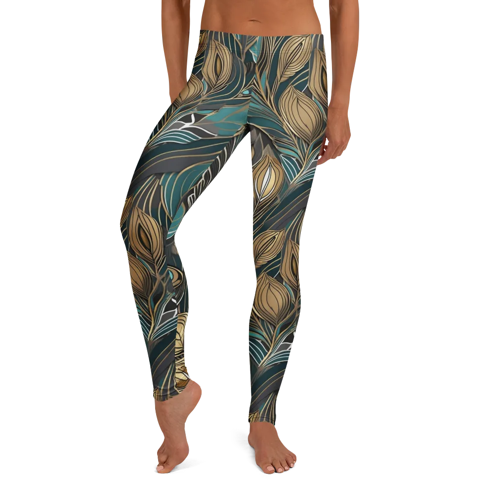 Mosaic Canopy on Leggings — Front