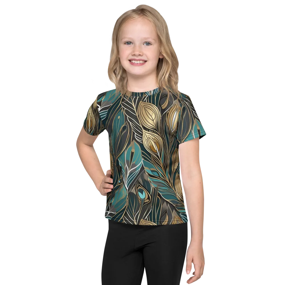 Mosaic Canopy on Kids Crew Neck T-Shirt — Front