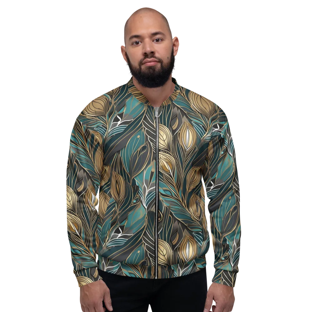 Mosaic Canopy on Bomber Jacket — Front
