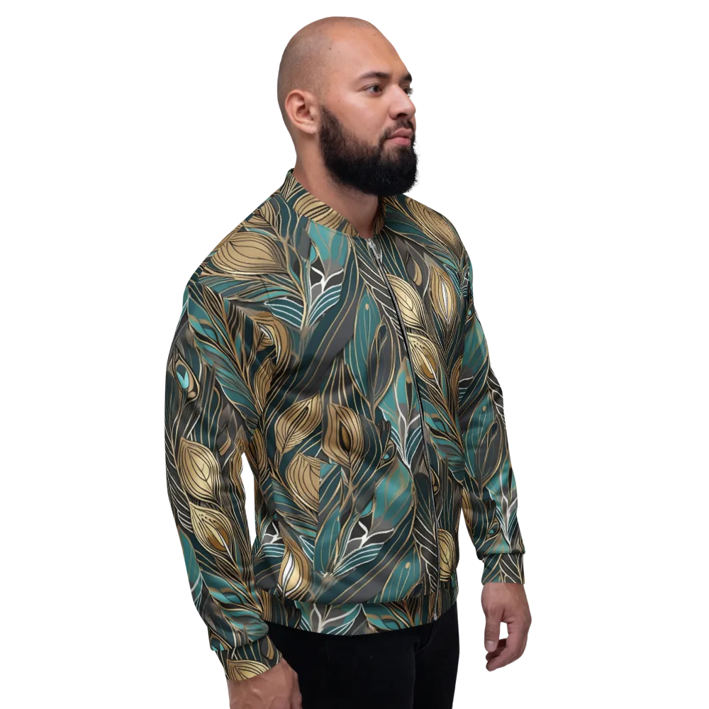 Mosaic Canopy on Bomber Jacket — Right