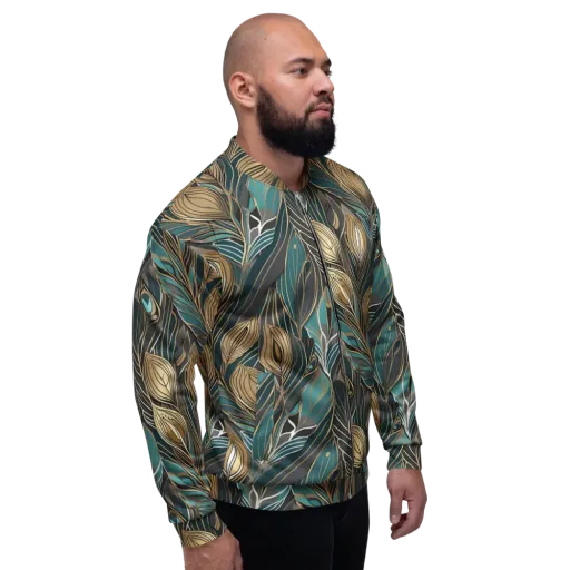 Mosaic Canopy on a Bomber Jacket