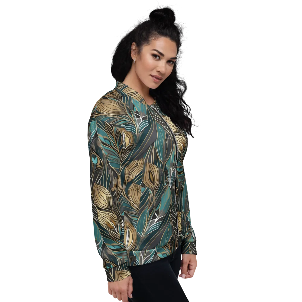 Mosaic Canopy on Bomber Jacket — Right