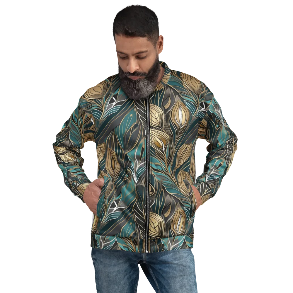 Mosaic Canopy on Bomber Jacket — Front