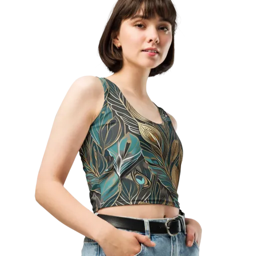 Mosaic Canopy on a Crop Top
