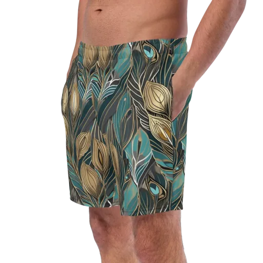Mosaic Canopy on a Swim Trunks