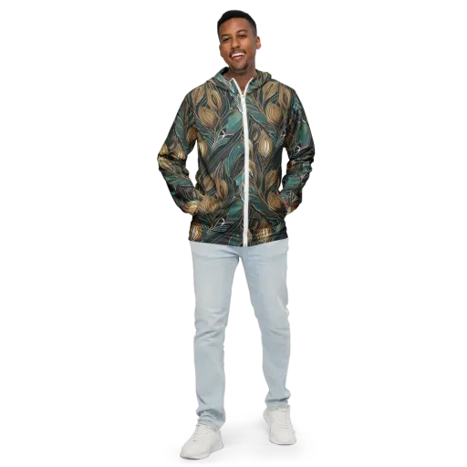 Mosaic Canopy on a Men's Windbreaker
