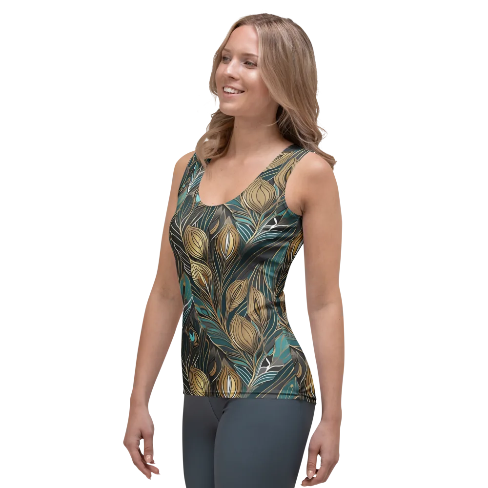 Mosaic Canopy on Women's Tank Top — Left Front