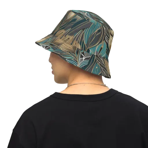 Mosaic Canopy on a Reversible Bucket Hat