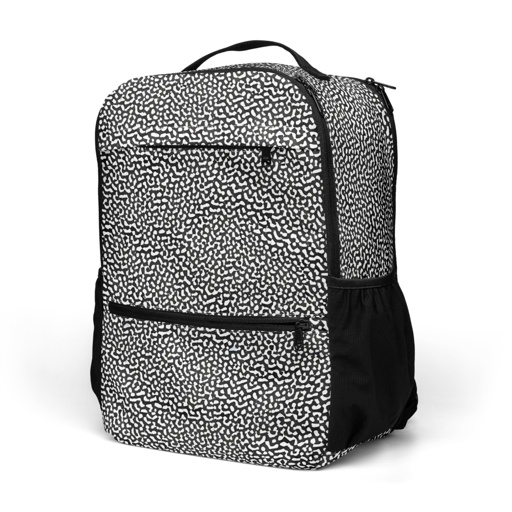 Ink Drift on Utility Backpack — Left Front